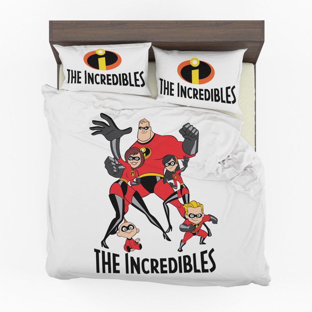 The Incredibles Movie Themed Bedding Set - Custom Bedding Set