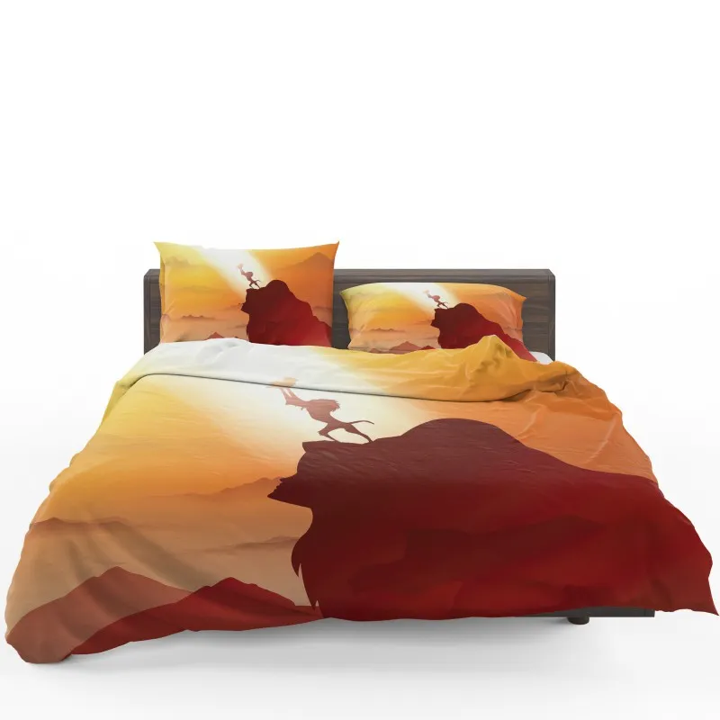 The Lion King Circle Of Life Rises Bedding Set - Custom Bedding Set