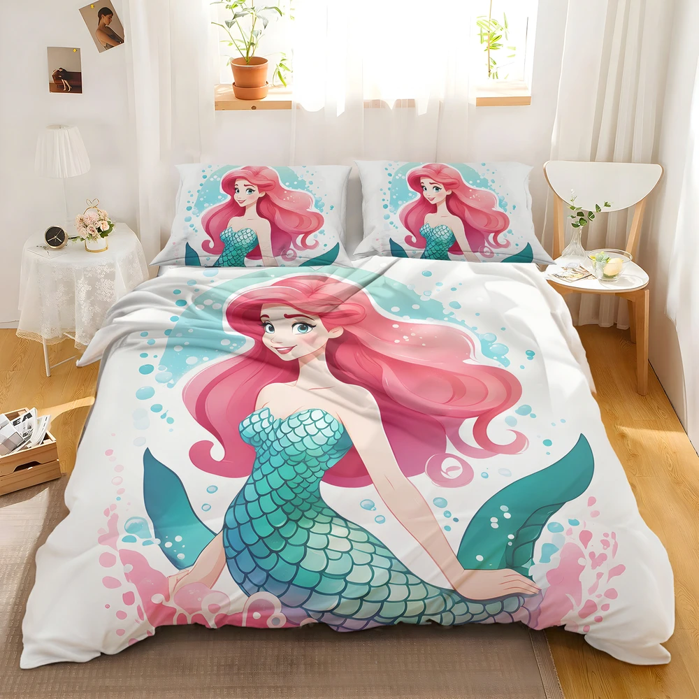 Alternative view of The Little Mermaid Movie Princess Ariel Bedding Set - Custom Bedding Set