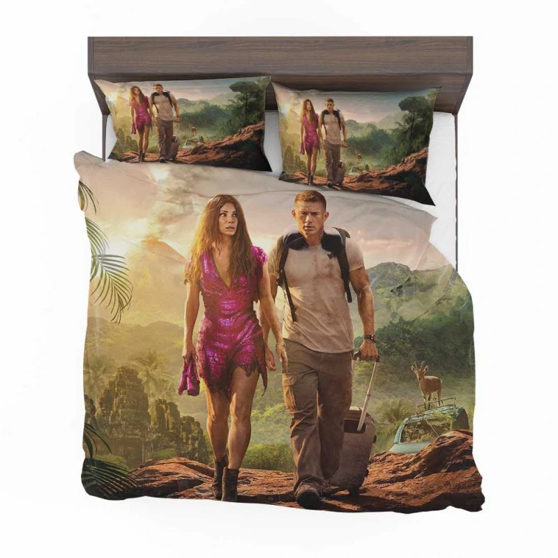Alternative view of The Lost City Movie Sandra Bullock Channing Tatum Bedding Set - Custom Bedding Set
