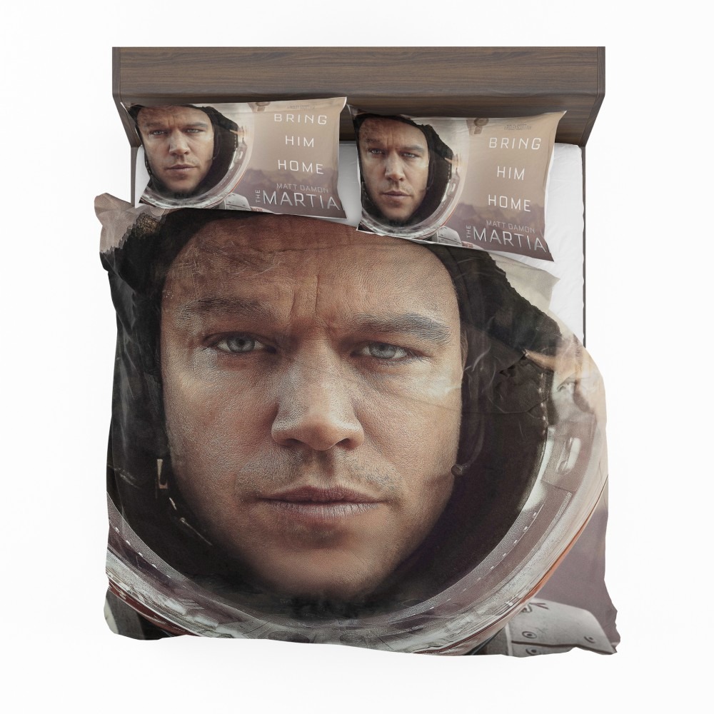 Alternative view of The Martian Movie Matt Damon Bedding Set - Custom Bedding Set