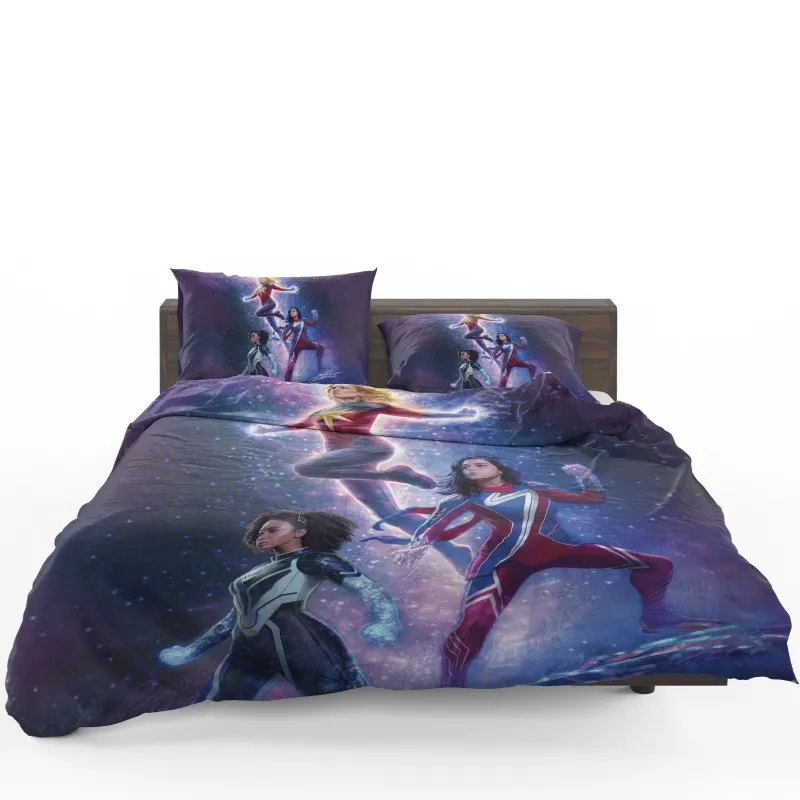 The Marvels Heroes Unite Bedding Set - Custom Bedding Set