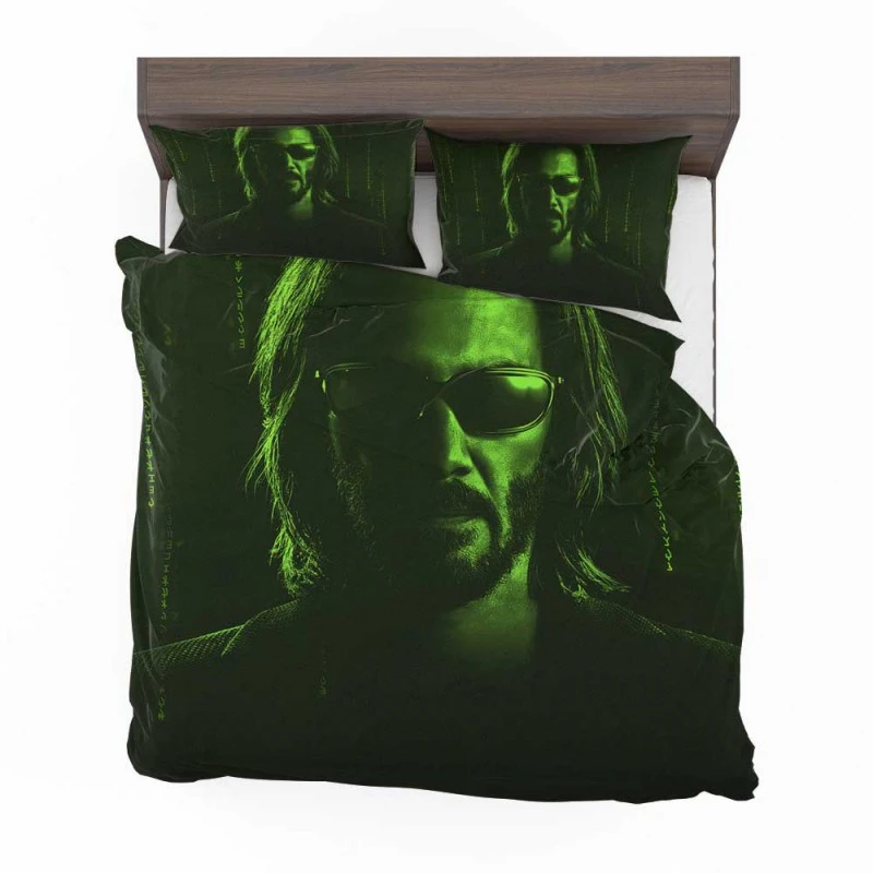 Alternative view of The Matrix Resurrections Movie Bedding Set - Custom Bedding Set