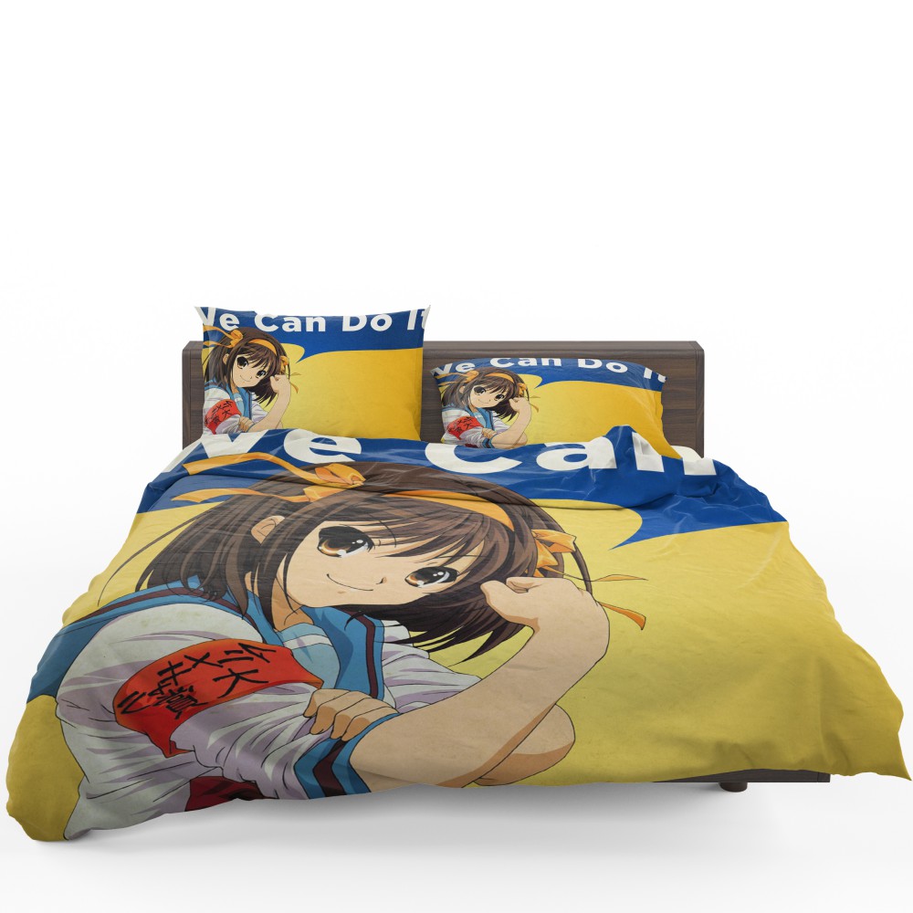 The Melancholy Of Haruhi Suzumiya Bedding Set - Custom Bedding Set