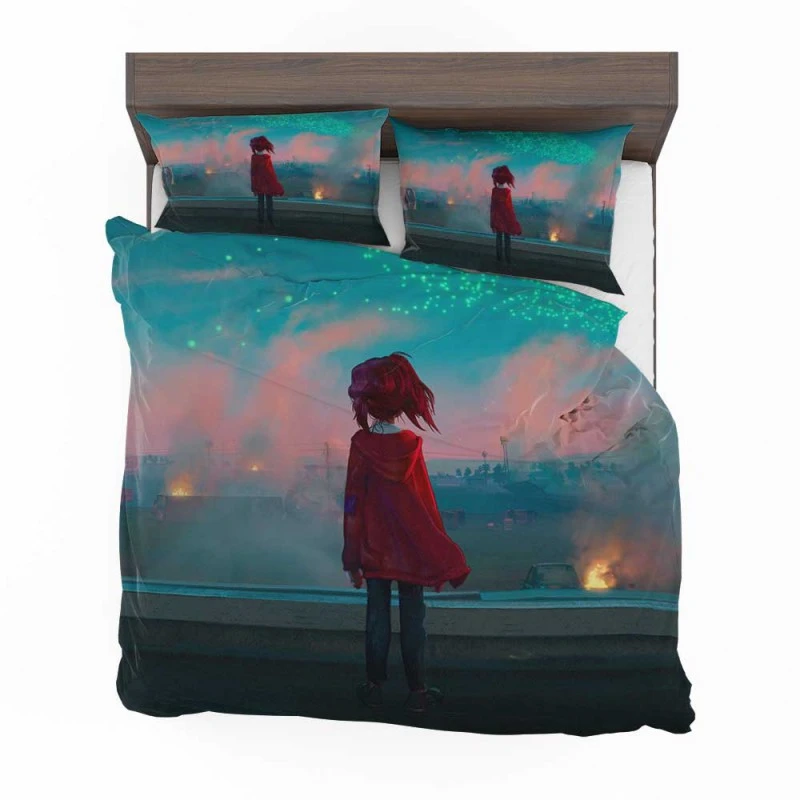 Alternative view of The Mitchells Vs The Machines Movie Katie Mitchell Bedding Set - Custom Bedding Set