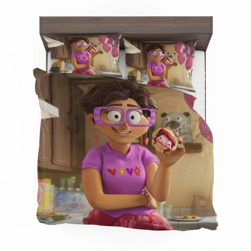 Alternative view of The Mitchells Vs The Machines Movie Linda Mitchell Bedding Set - Custom Bedding Set