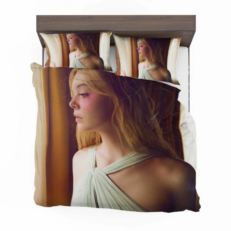 Alternative view of The Neon Demon Movie Elle Fanning Bedding Set - Custom Bedding Set