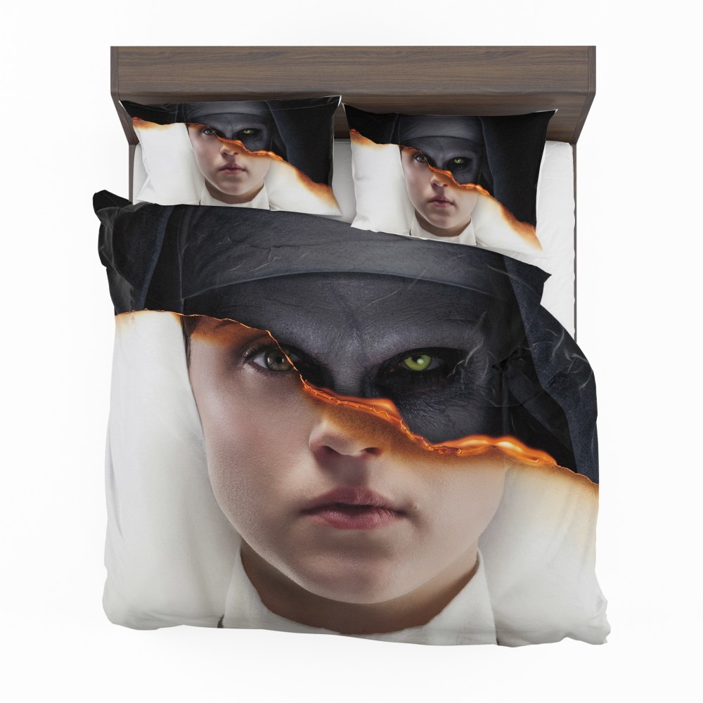 Alternative view of The Nun Movie Evil Girl Bedding Set - Custom Bedding Set