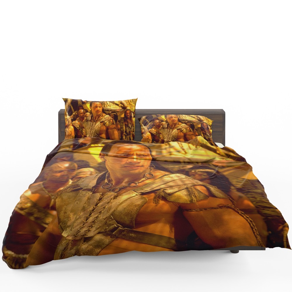 The Scorpion King Movie Dwayne Johnson Bedding Set - Custom Bedding Set