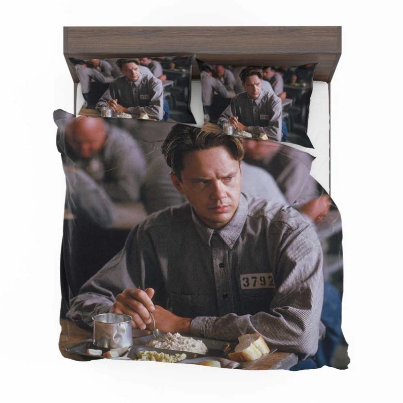 Alternative view of The Shawshank Redemption Movie Tim Robbins Bedding Set - Custom Bedding Set