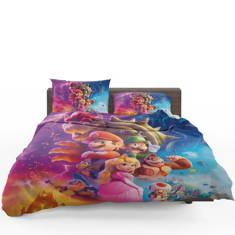 The Super Mario Bros Plumbers Quest Bedding Set - Custom Bedding Set