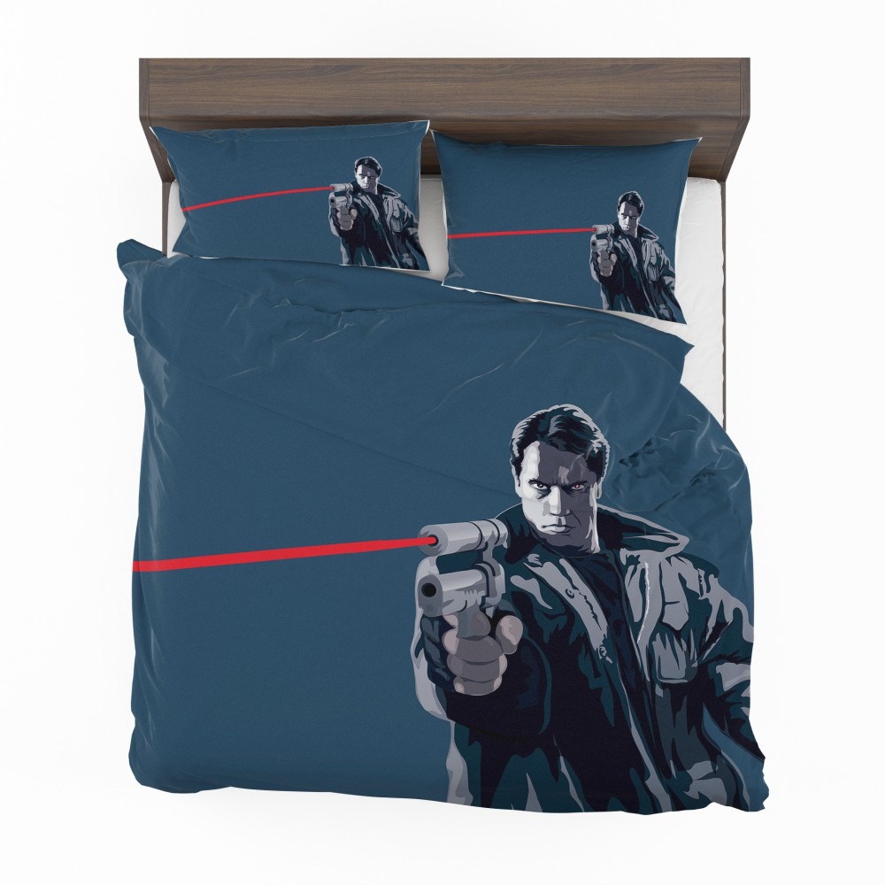 Alternative view of The Terminator Movie Bedding Set - Custom Bedding Set