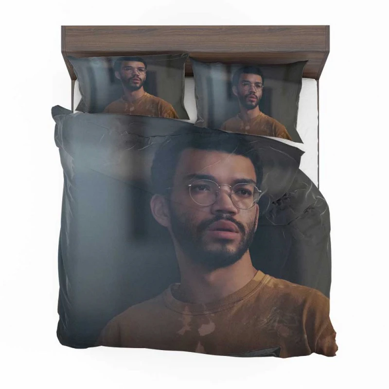 Alternative view of The Voyeurs Movie Justice Smith Bedding Set - Custom Bedding Set