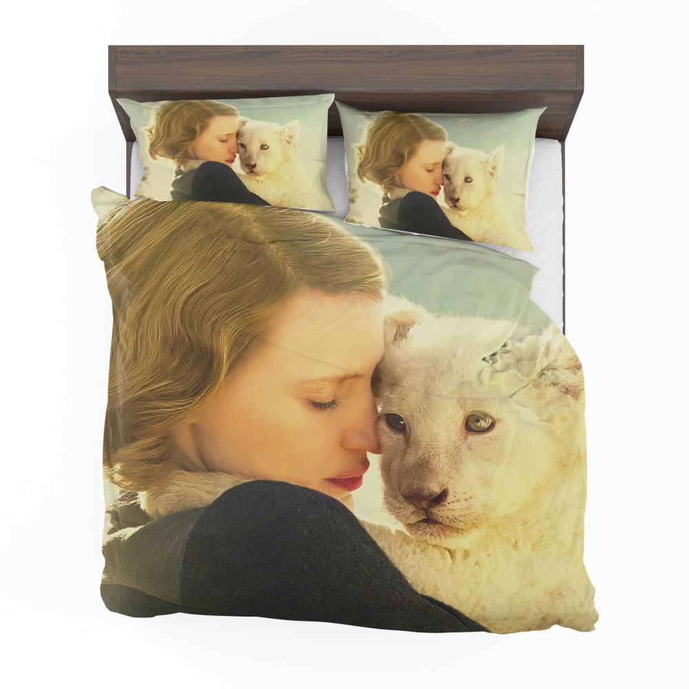 Alternative view of The Zookeeper's Wife Movie Jessica Chastain Bedding Set - Custom Bedding Set