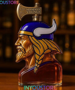 Minnesota Vikings Whiskey Bottle