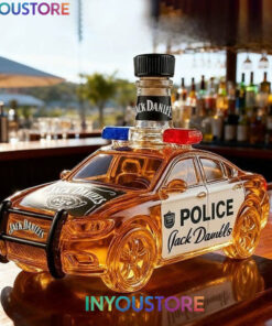 Police Car Whiskey Bottle