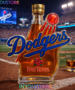 Dodgers Whiskey Bottle