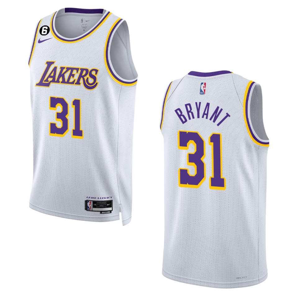 Thomas Bryant Association Edition Los Angeles Lakers 2022-23 White Swingman Basketball Jersey