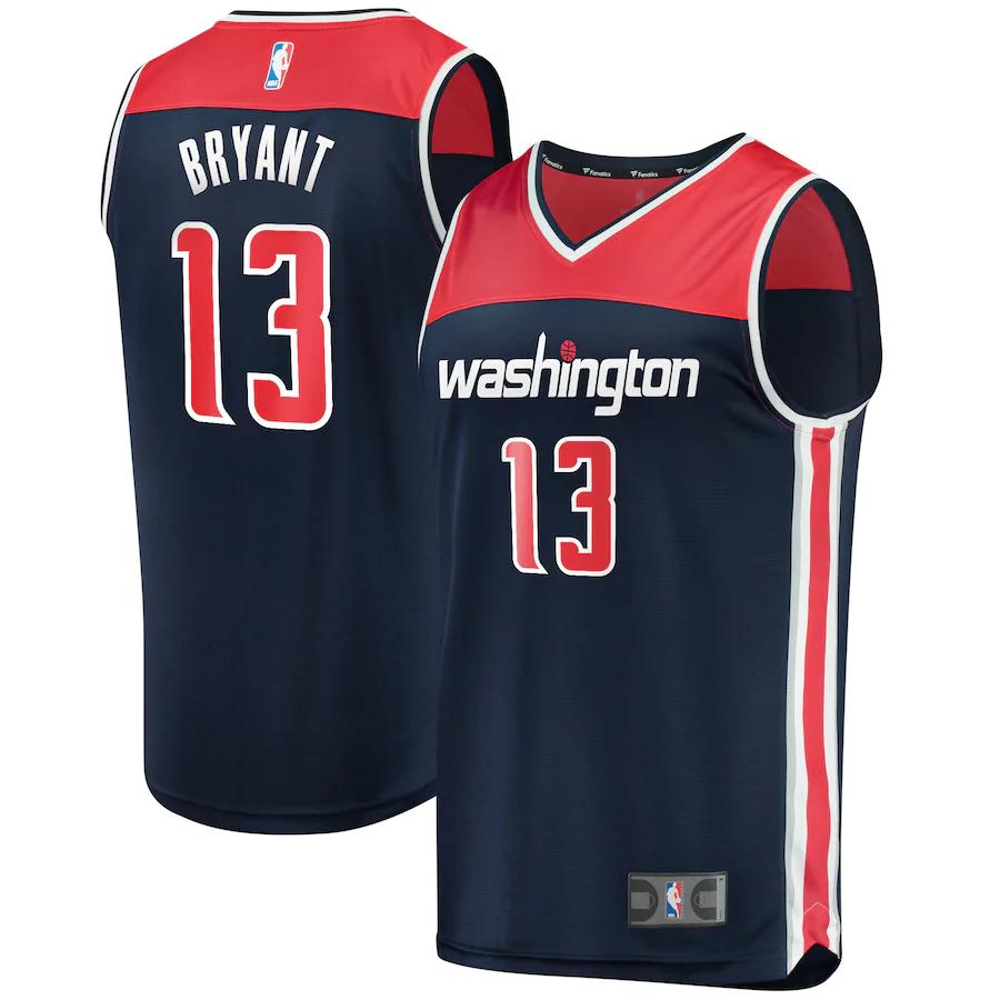 Thomas Bryant Washington Wizards Fanatics Branded Fast Break Player Basketball Jersey - Statement Edition - Navy