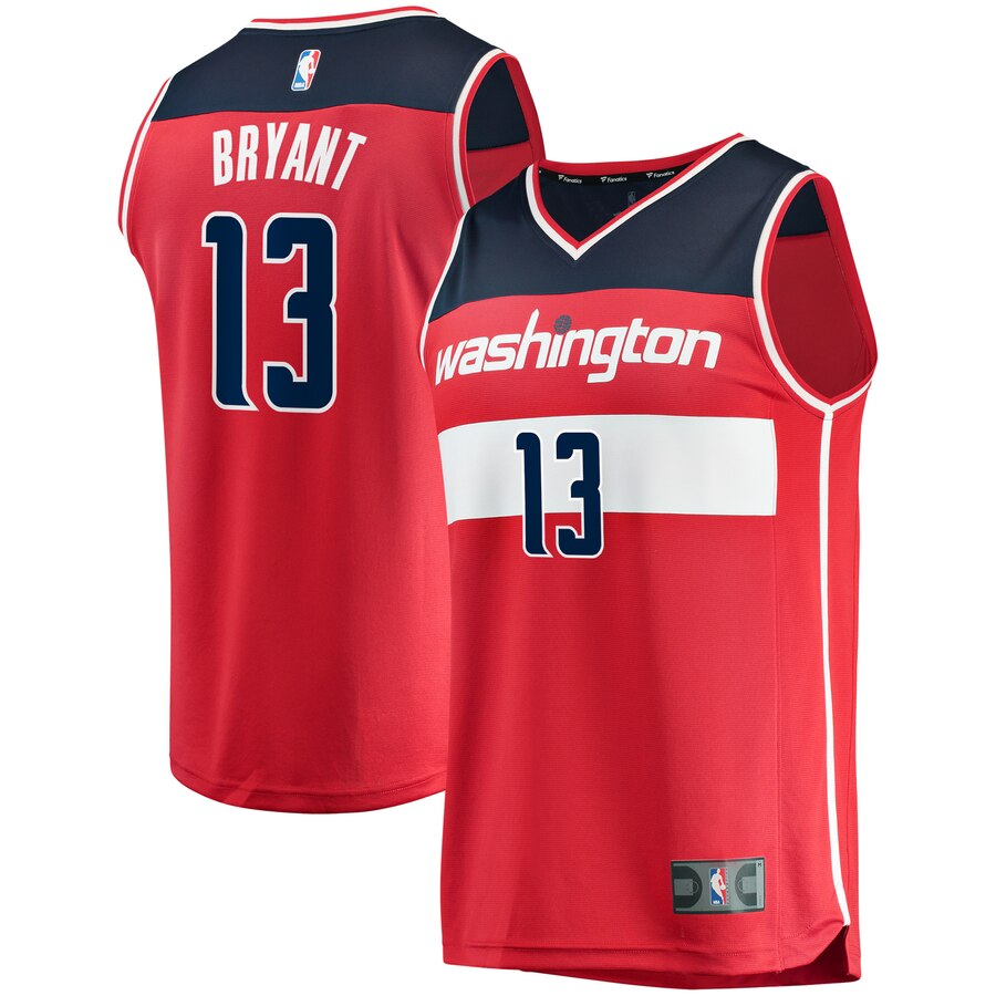 Thomas Bryant Washington Wizards Fanatics Branded Fast Break Replica Basketball Jersey - Icon Edition - Red