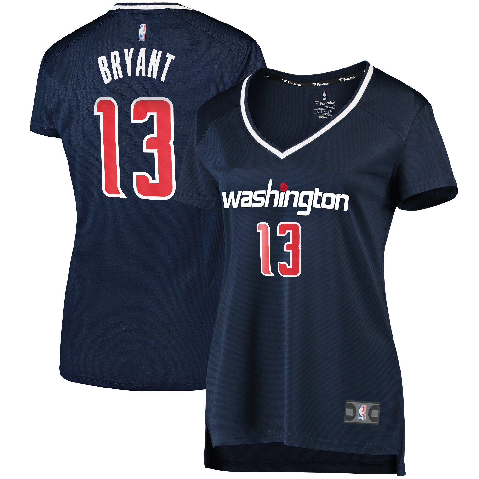 Thomas Bryant Washington Wizards Fanatics Branded Women's Fast Break Player Basketball Jersey - Statement Edition - Navy