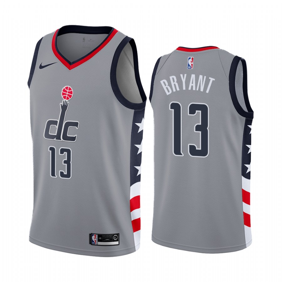Thomas Bryant Washington Wizards Gray City Edition 2020-21 Basketball Jersey