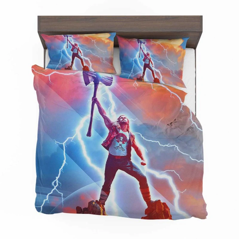 Alternative view of Thor Love And Thunder Movie Chris Hemsworth Bedding Set - Custom Bedding Set