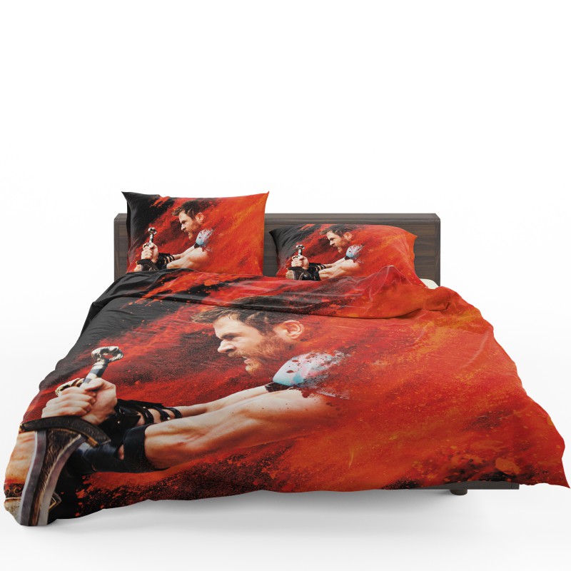 Thor Ragnarok Thor Chris Hemsworth Bedding Set - Custom Bedding Set