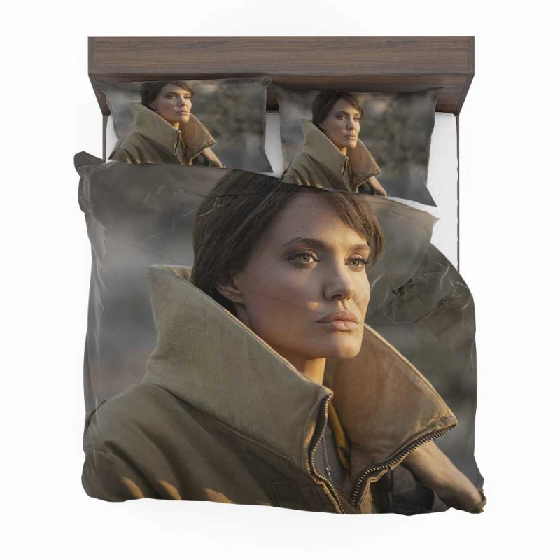 Alternative view of Those Who Wish Me Dead Movie Hannah Faber Bedding Set - Custom Bedding Set