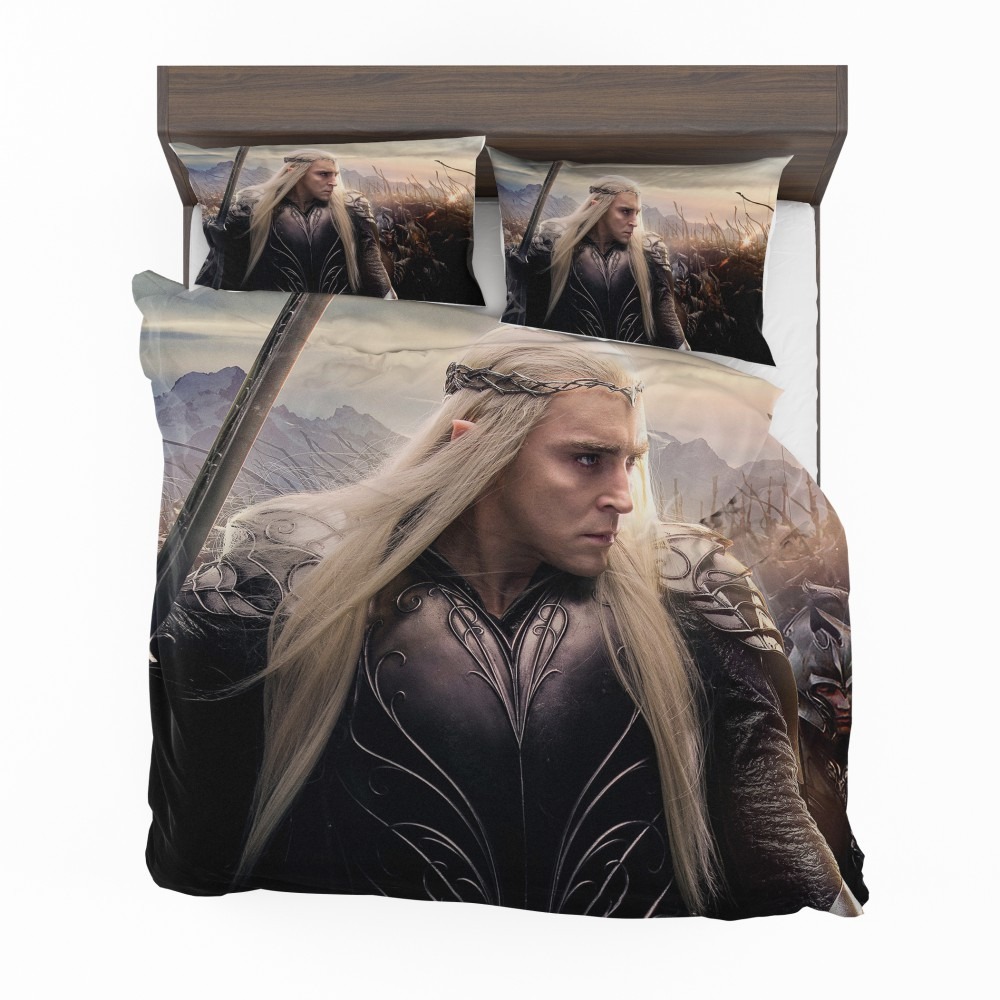 Alternative view of Thranduil Elvenking In The Hobbit Battle Of The Five Armies Movie Bedding Set - Custom Bedding Set
