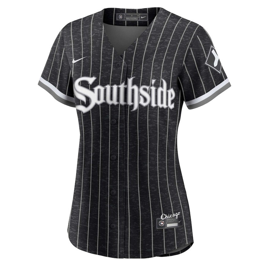Alternative view of Tim Anderson 7 Chicago White Sox Women's City Connect Player Jersey - Black