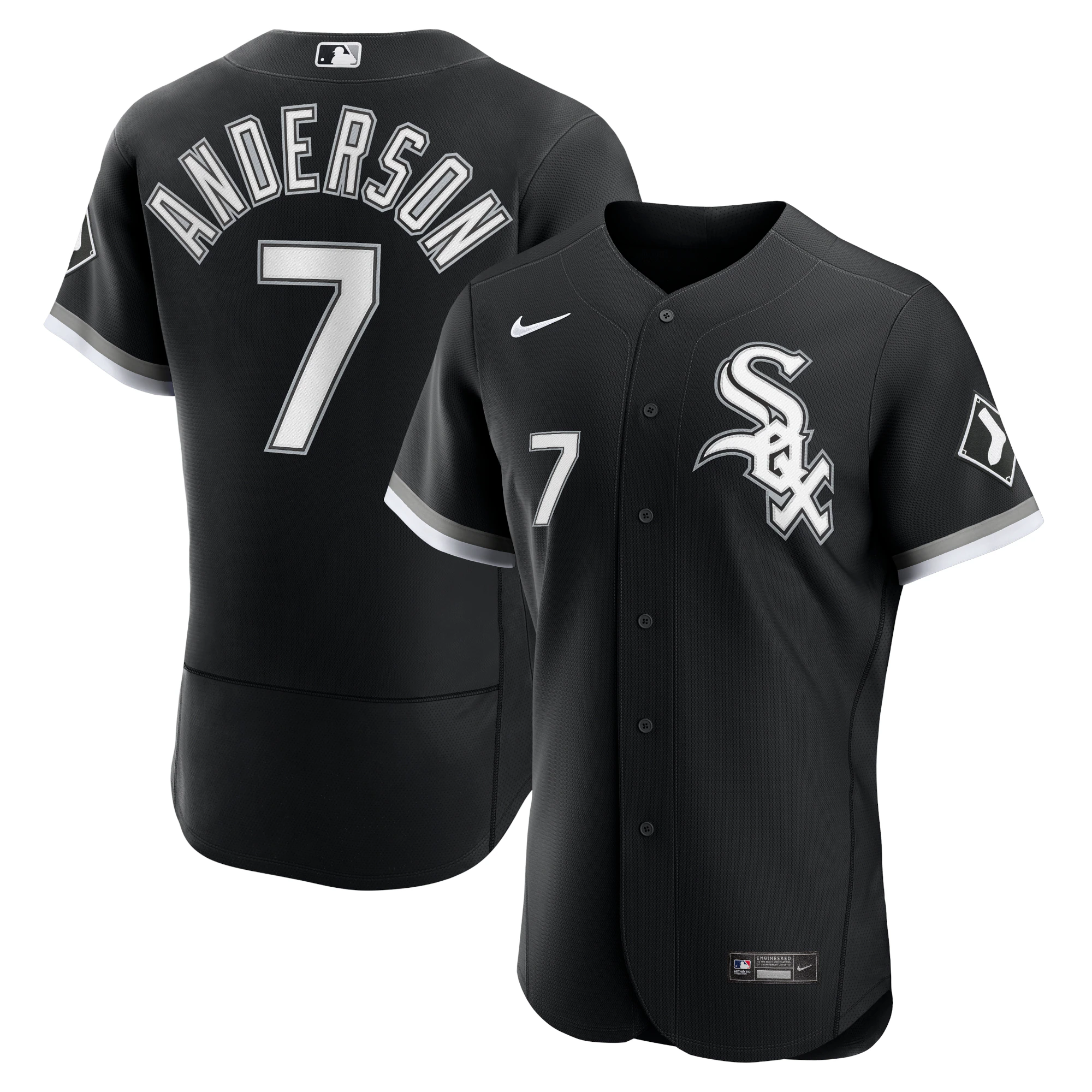 Tim Anderson Chicago White Sox Alternate Authentic Player Baseball Jersey – Black