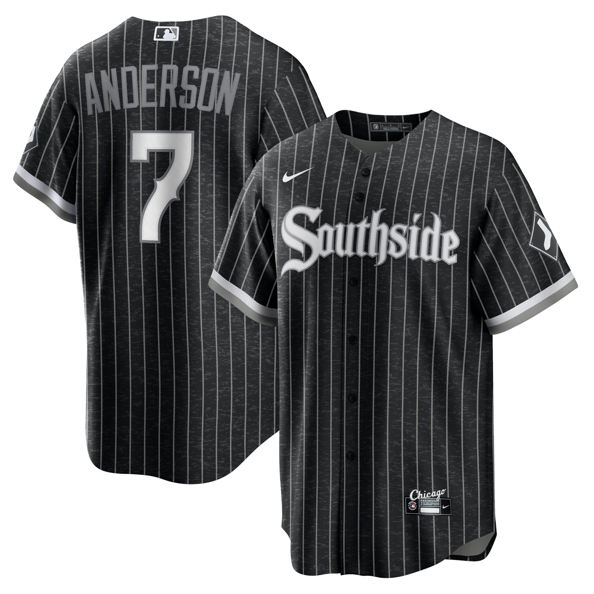 Tim Anderson Chicago White Sox City Connect Replica Player Baseball Jersey – Black