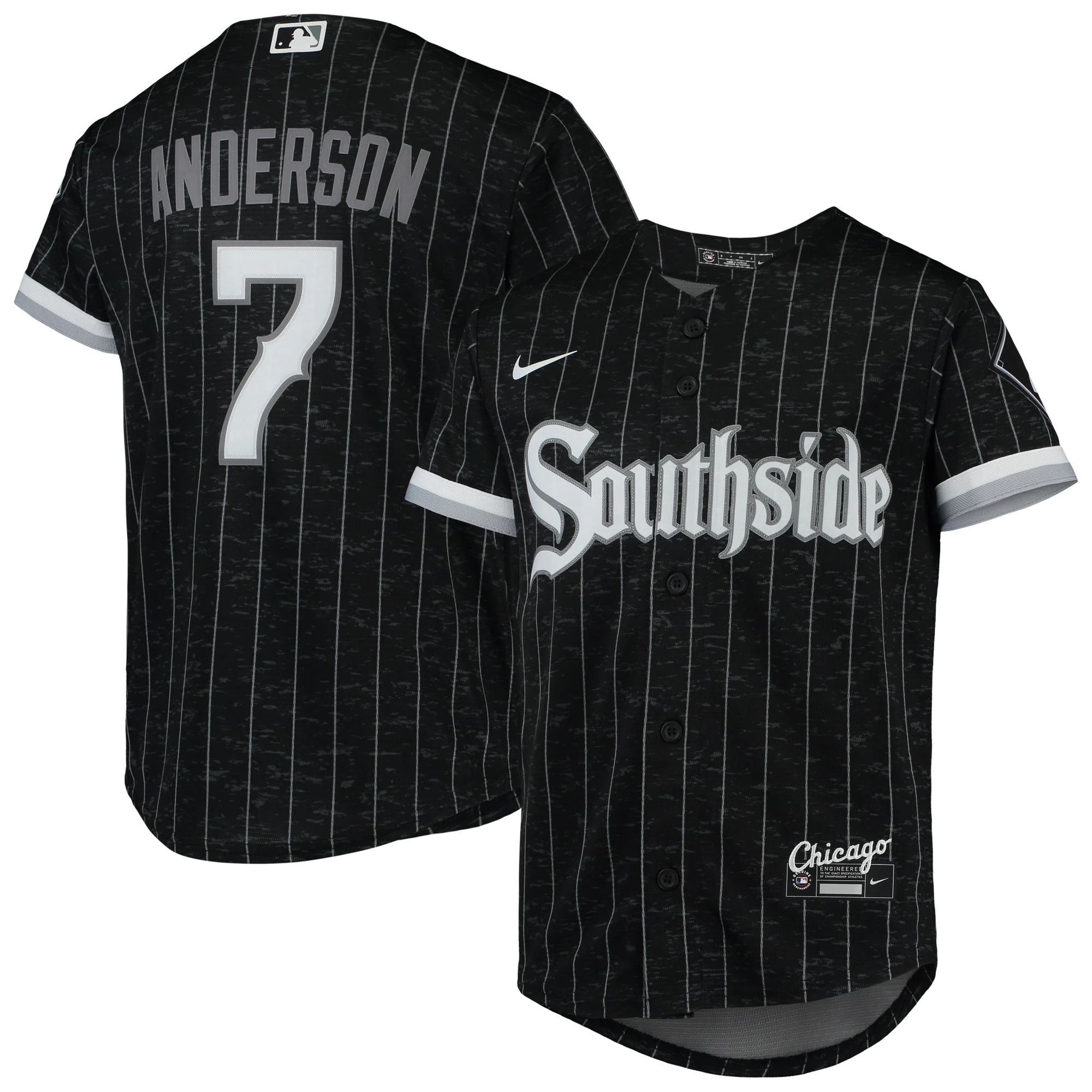 Tim Anderson Chicago White Sox Youth City Connect Replica Player Baseball Jersey - Black