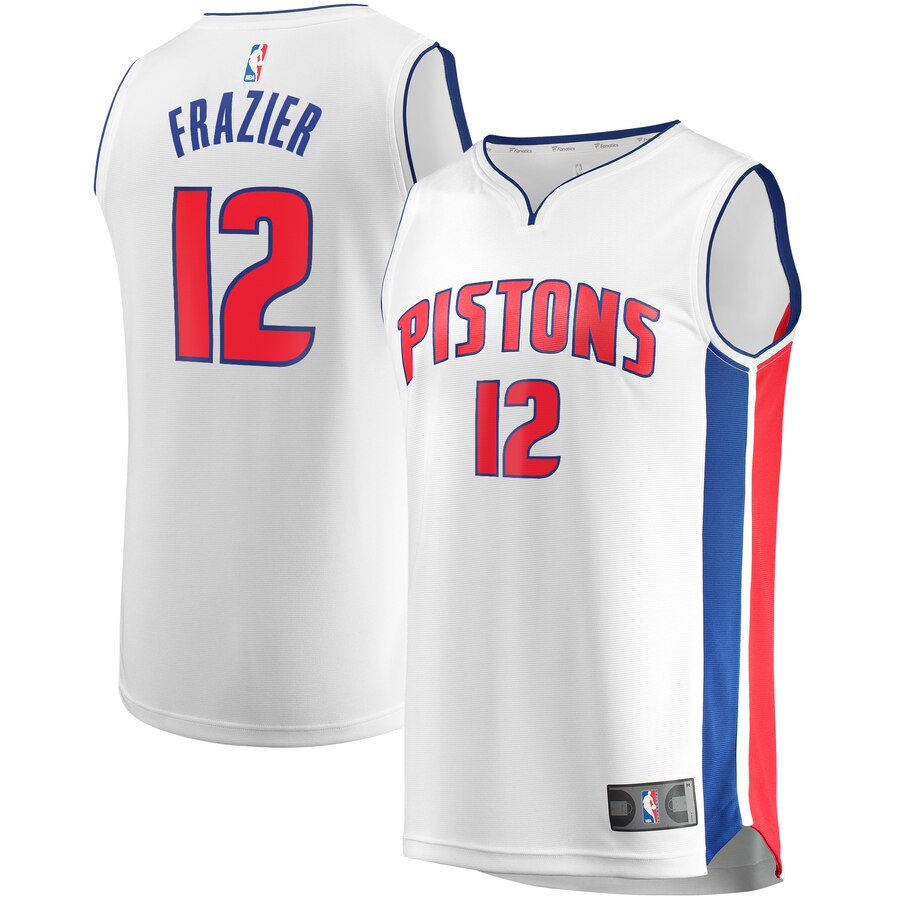 Tim Frazier Detroit Pistons Fanatics Branded Fast Break Replica Basketball Jersey White - Association Edition