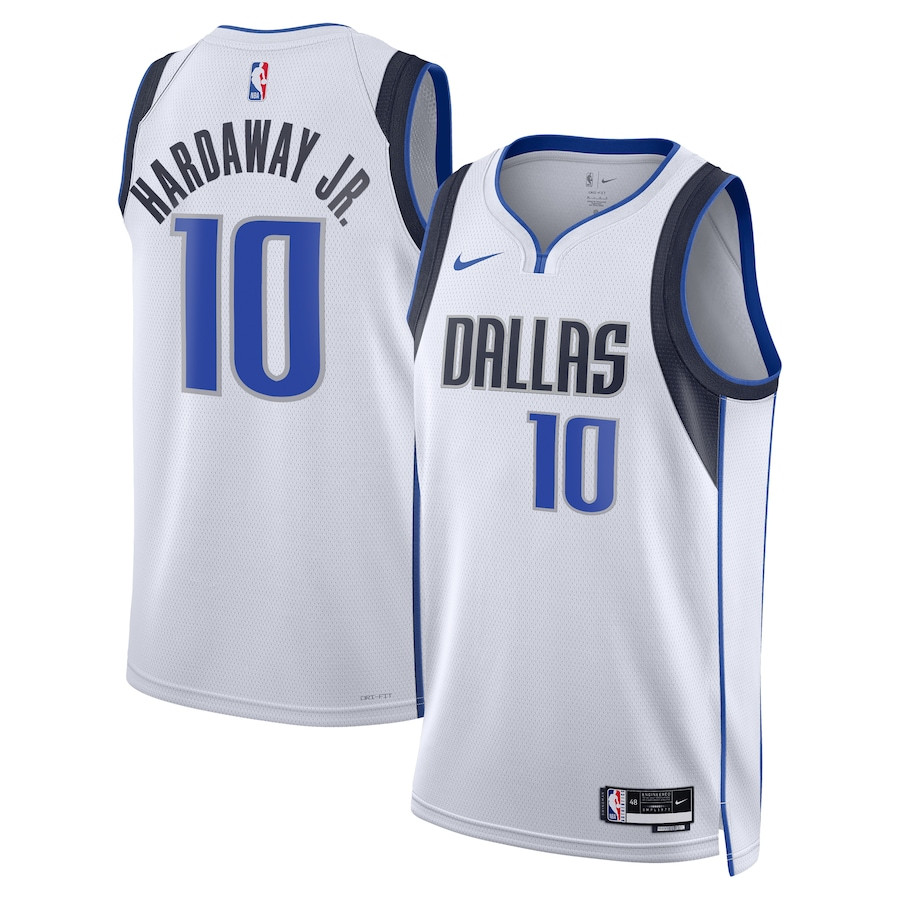 Tim Hardaway Jr. 10 Dallas Mavericks Unisex Swingman Basketball Jersey - Association Edition - White - JS251 