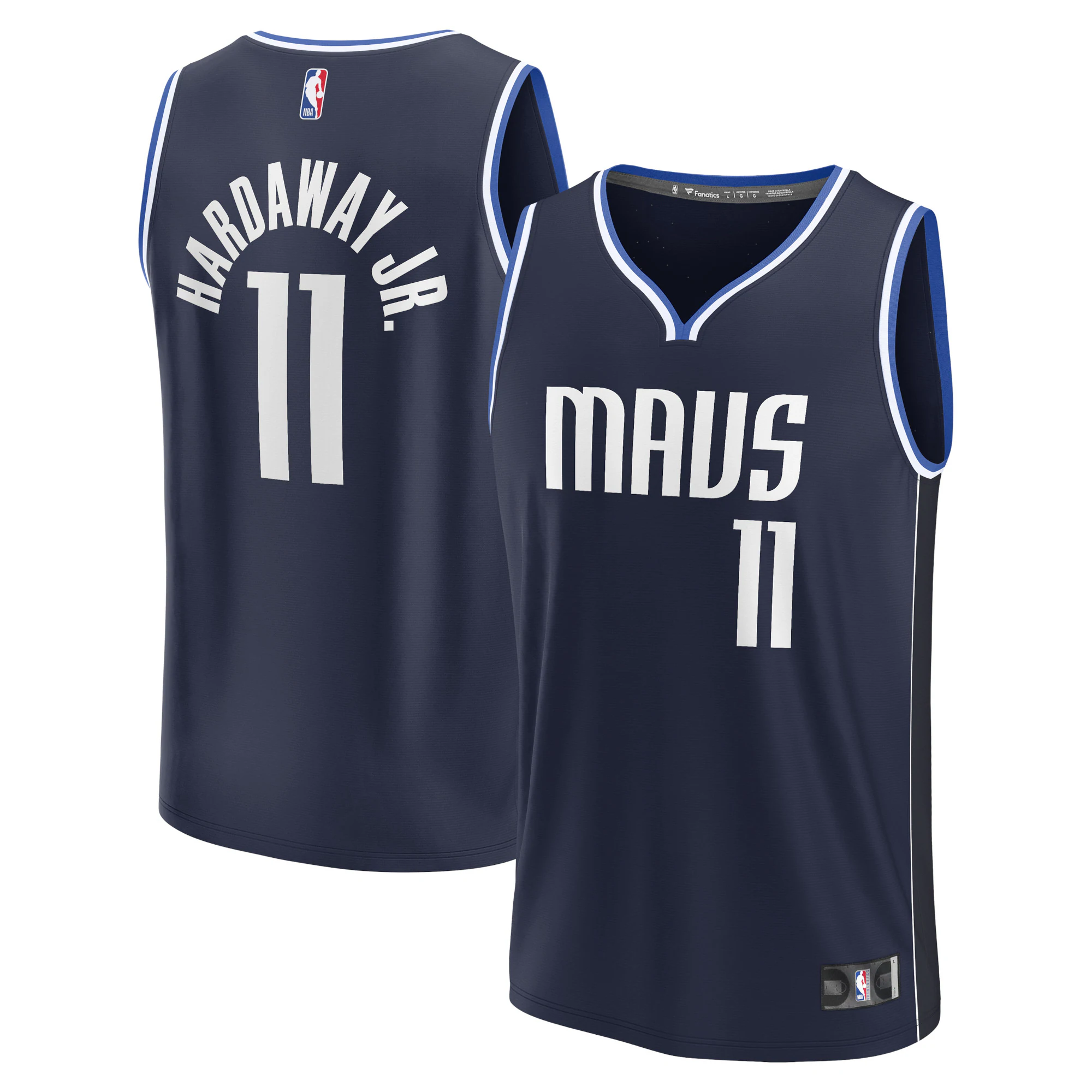 Tim Hardaway Jr. Dallas Mavericks Fanatics Branded Fast Break Replica Player Basketball Jersey - Statement Edition - Navy