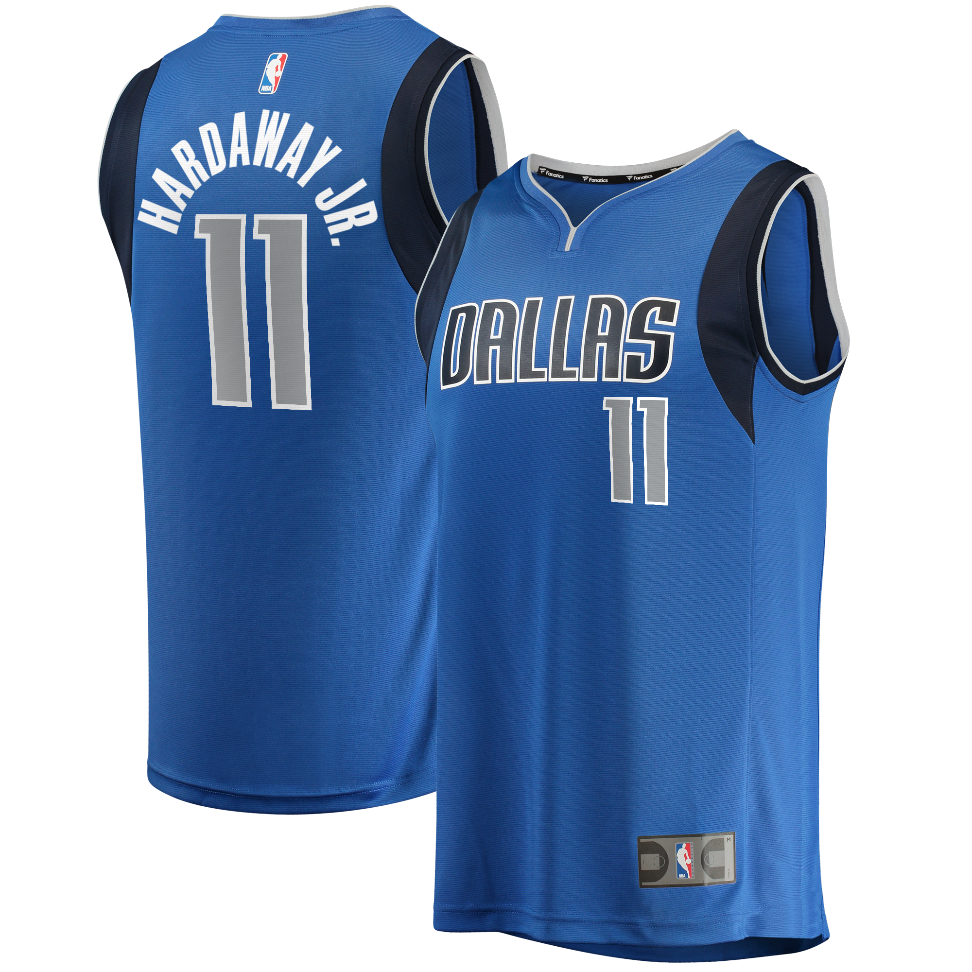 Alternative view of Tim Hardaway Jr. Dallas Mavericks Fanatics Branded Youth Fast Break Player Basketball Jersey - Icon Edition - Blue