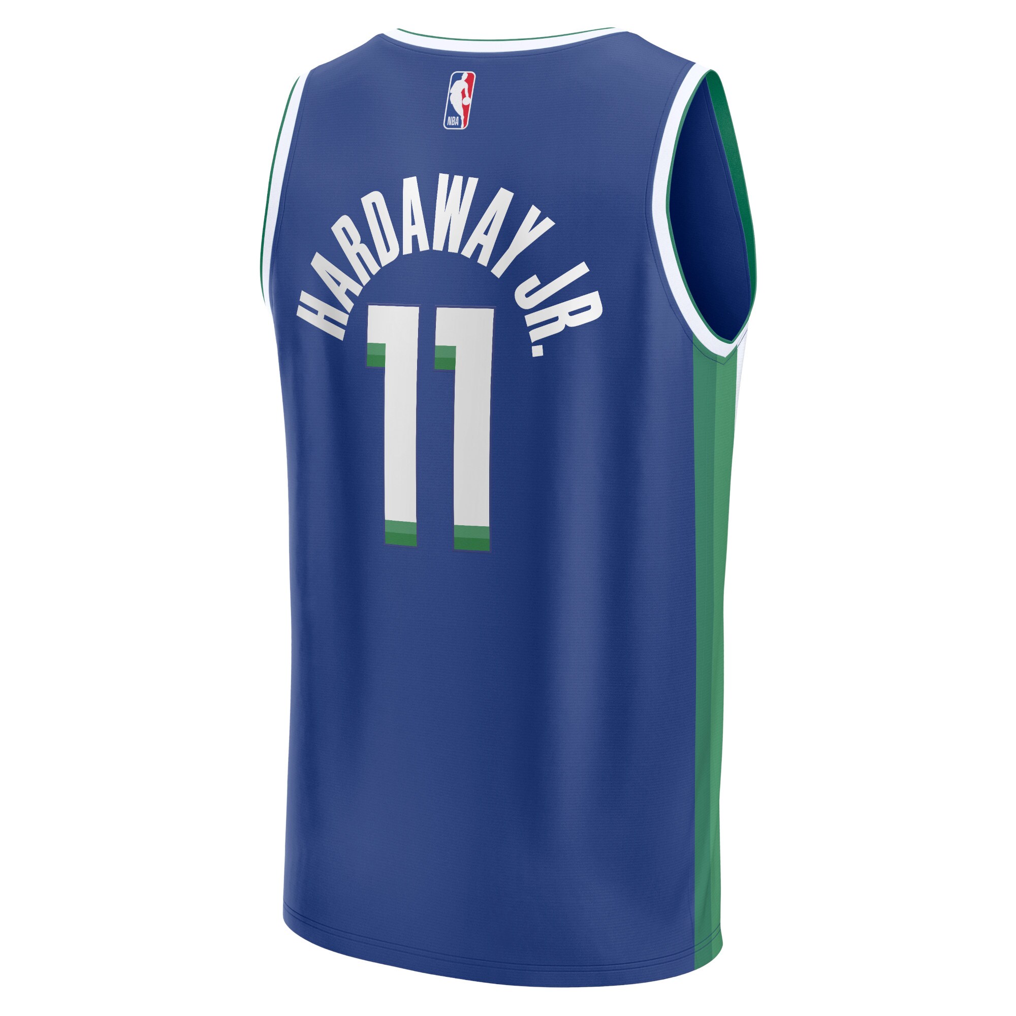 Alternative view of Tim Hardaway Jr. Dallas Mavericks Fanatics Fastbreak Basketball Jersey - City Edition - Blue
