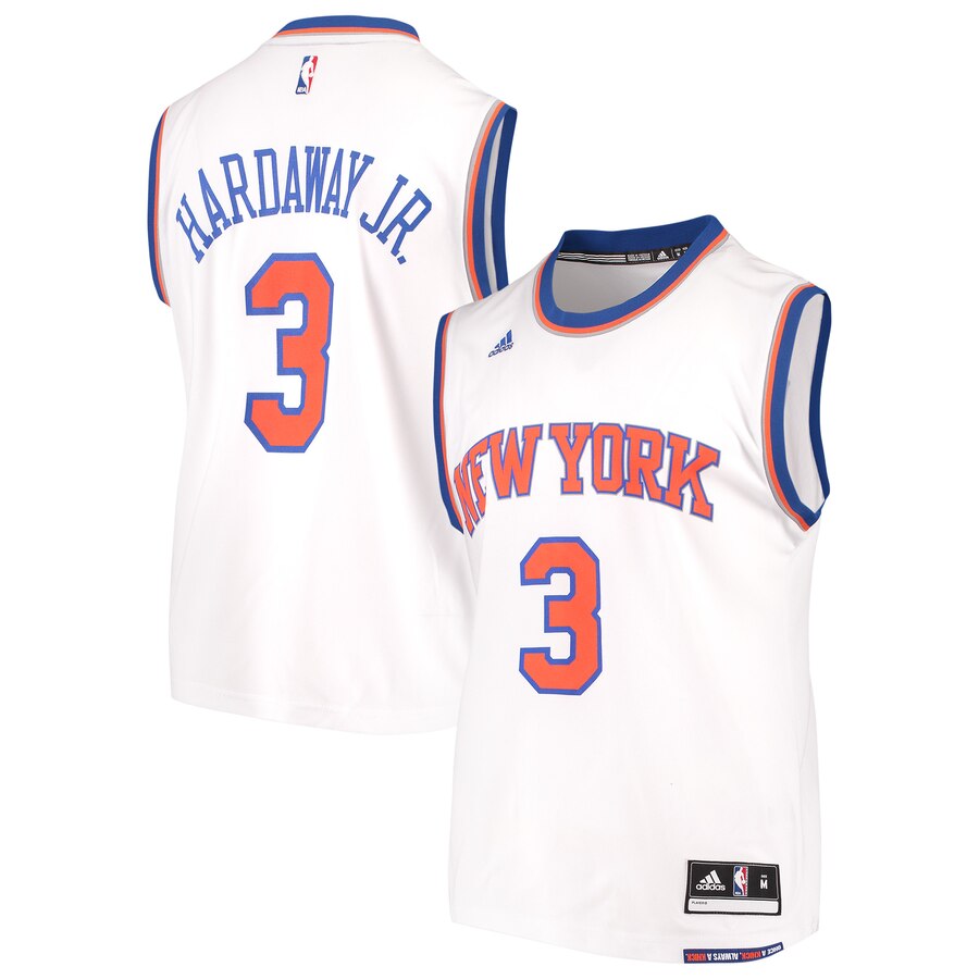 Tim Hardaway New York Knicks Adidas Home Replica Basketball Jersey - White