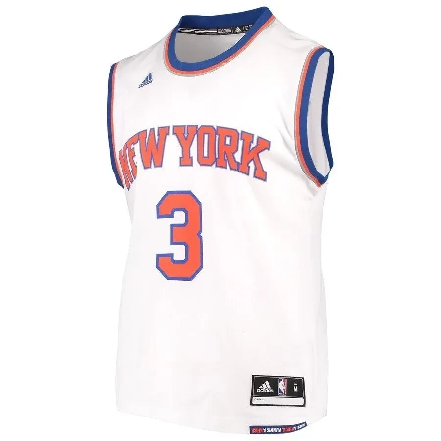 Alternative view of Tim Hardaway New York Knicks Home Basketball Jersey - White - JS337 