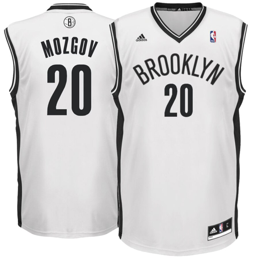 Timofey Mozgov Brooklyn Nets Adidas Home Replica Basketball Jersey - White