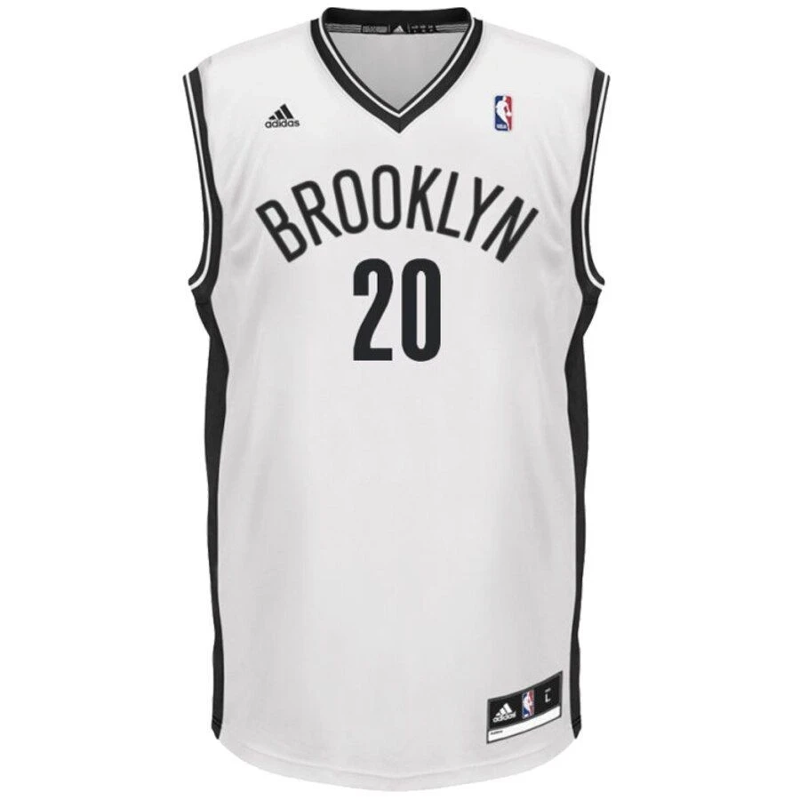 Alternative view of Timofey Mozgov Brooklyn Nets Home Basketball Jersey - White - JS700 