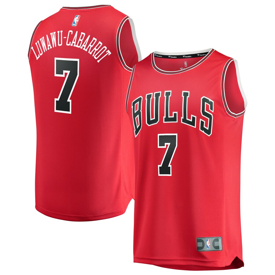Timothe Luwawu-cabarrot Chicago Bulls Fanatics Branded Youth Fast Break Replica Basketball Jersey Red - Icon Edition