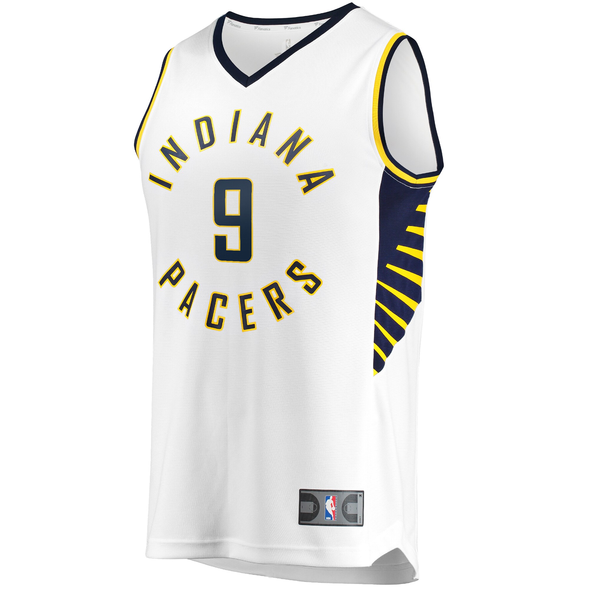Alternative view of T.j. Mcconnell Indiana Pacers Fanatics Fast Break Player Replica Basketball Jersey - Association Edition - White