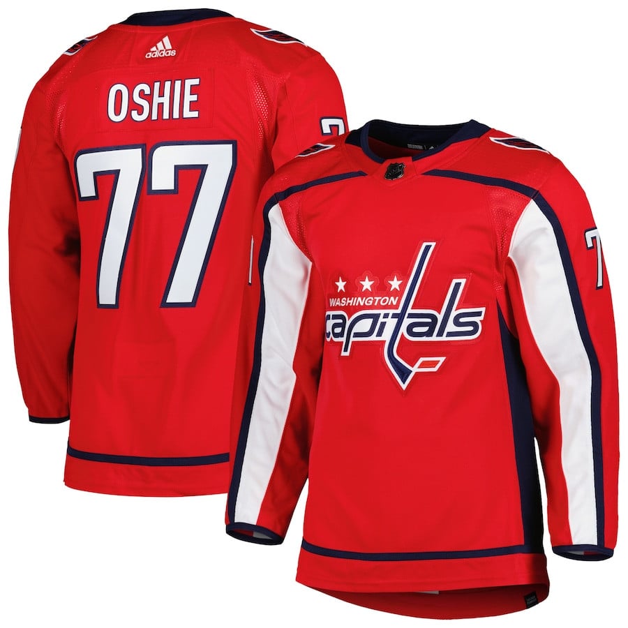 TJ Oshie 77 Washington Capitals Primegreen Men Jersey - Red - JS615 
