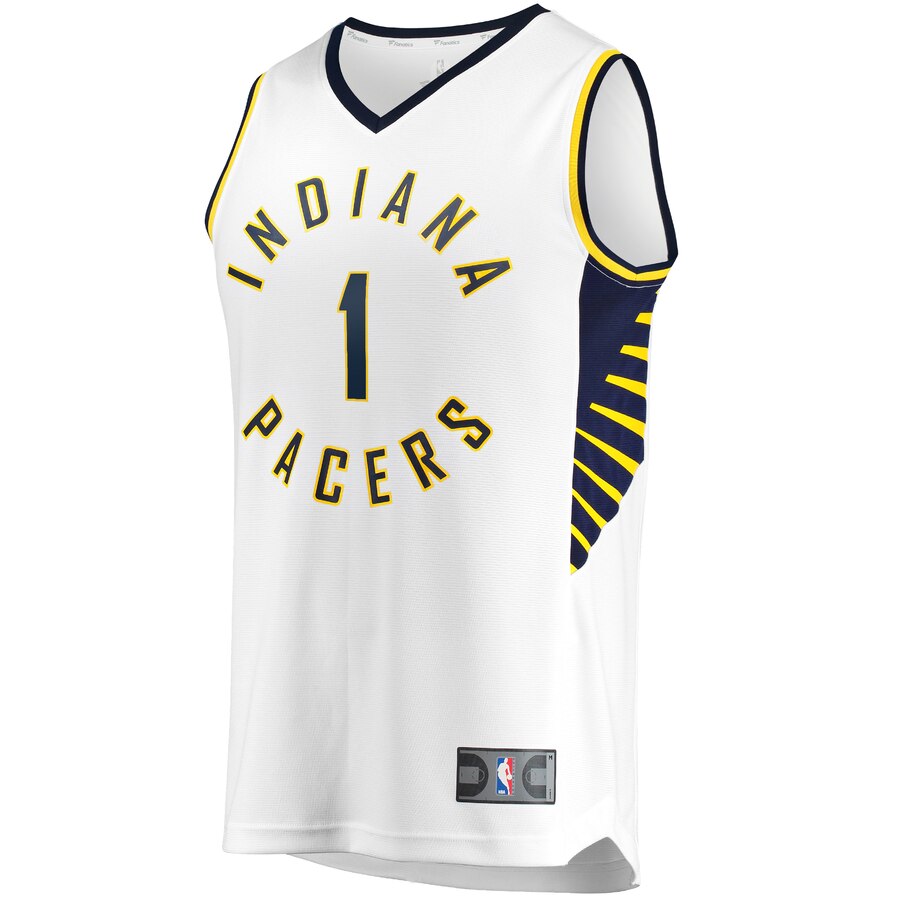 Alternative view of Tj Warren Indiana Pacers Fanatics Branded Youth Fast Break Replica Player Basketball Jersey - Association Edition - White