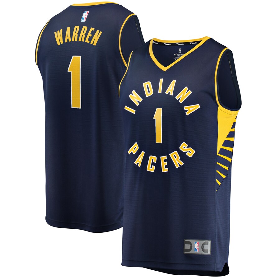 Tj Warren Indiana Pacers Fanatics Branded Youth Fast Break Replica Player Basketball Jersey - Icon Edition - Navy