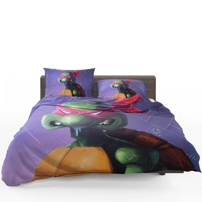 TMNT In The Rain Shadows Of The City Bedding Set - Custom Bedding Set