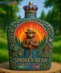 Smokey Bear Limited Edition Whiskey Bottle